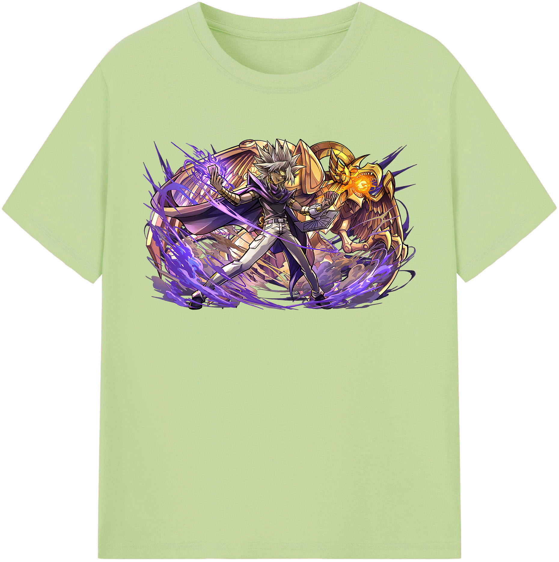 （画像用） 遊☆戯☆王 Yu-Gi-Oh! 綿100％半袖Tシャツ（フロントプリント）